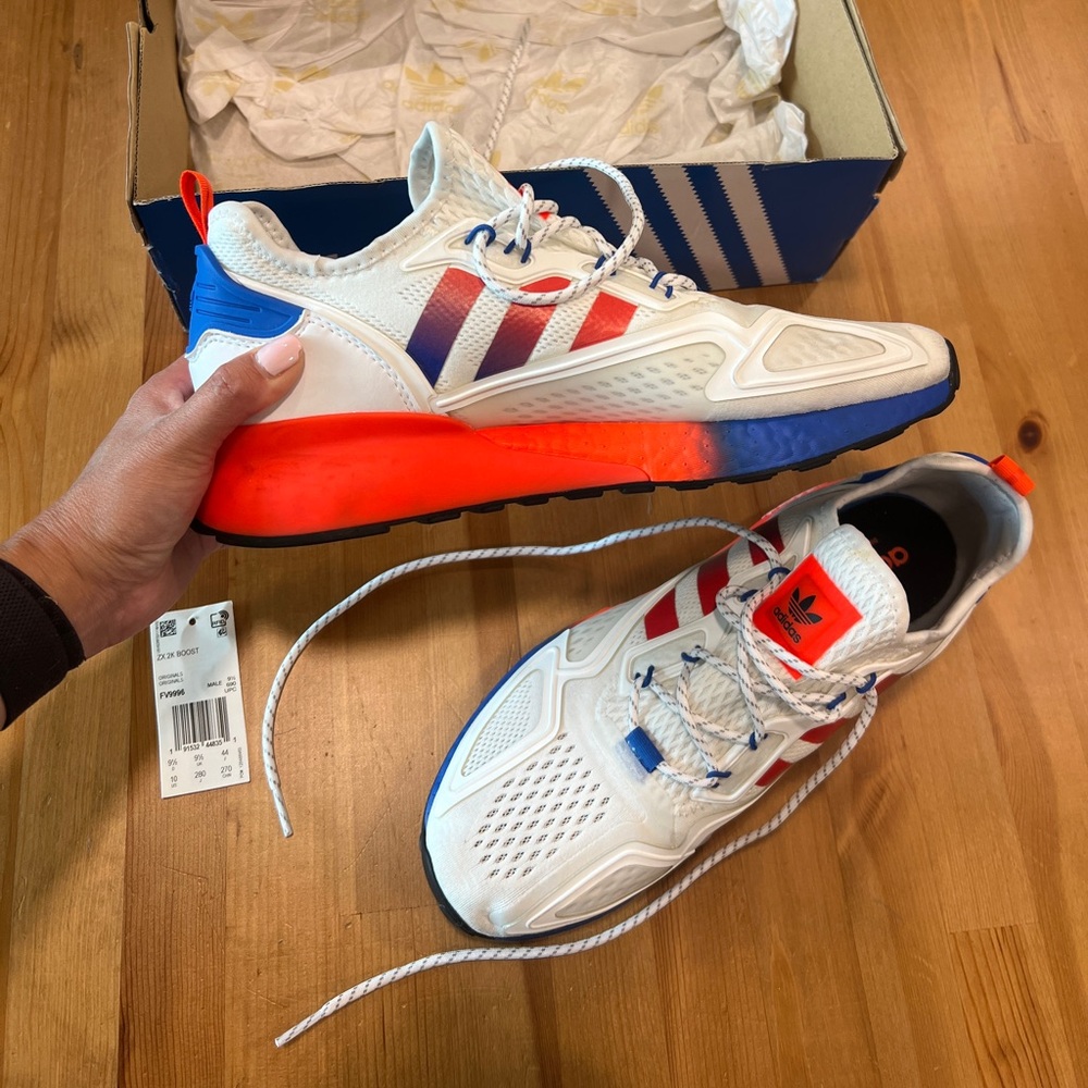 Adidas | Men’s ZX 2K Boost in White Gradient